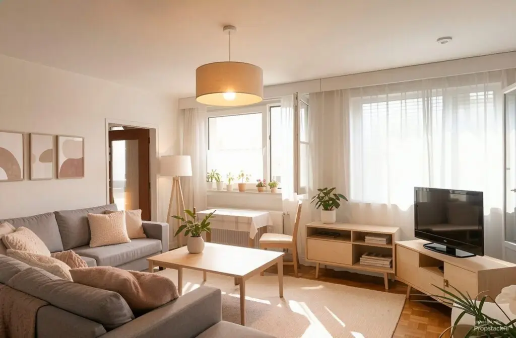 Wohn-/Schlafzimmer - (KI generiert)