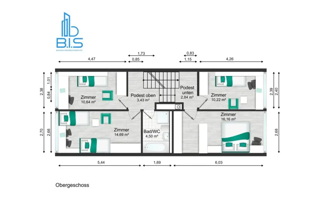 Grundriss Obergeschoss